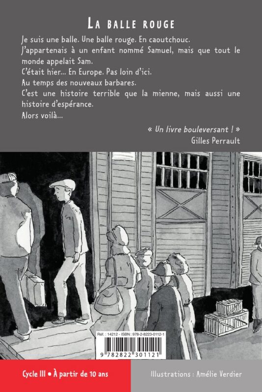 Quatrième de couverture de « La Balle rouge »